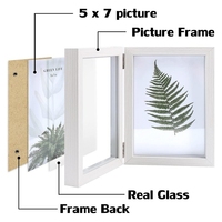 Wandbehang oder Tischplatte Bilderrahmen Klapp rahmen MDF Holz Foto rahmen mit Glas zu einem guten Preis