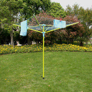 Grand séchoir à vêtements pour cour extérieure Étendoir à linge rotatif réglable à 4 bras en forme de <span class=keywords><strong>parapluie</strong></span> Étendoir à linge - Product Image 5