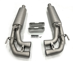 Scarico Catback in Titanio per Mercedes Benz <span class=keywords><strong>Classe</strong></span> G G63 AMG W463A W463 W464 con Terminali - Product Image 3
