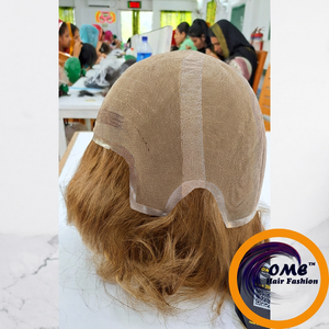 Remy Indian Human Hair Full Lace <b>Wig</b> for <b>Men</b> Swiss French Lace Base Pre-Plucked Natural Hairline - Product Image 1