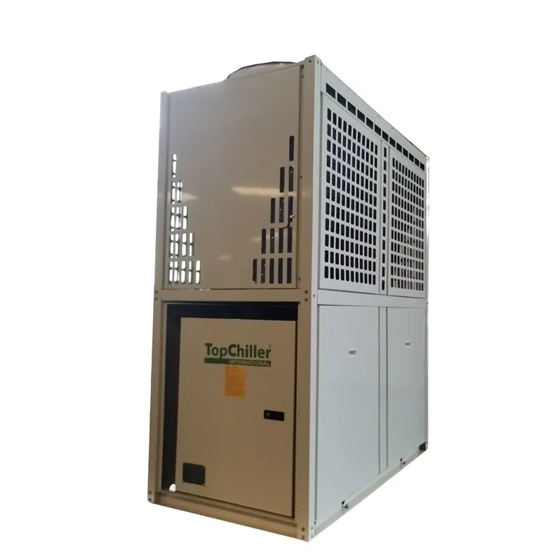 מצב חדש אוויר מקורר Chiller מכונת R134A קירור 45kw 12TR סודן תעשייתי מים Chiller עבור סרט נושבת מכונה