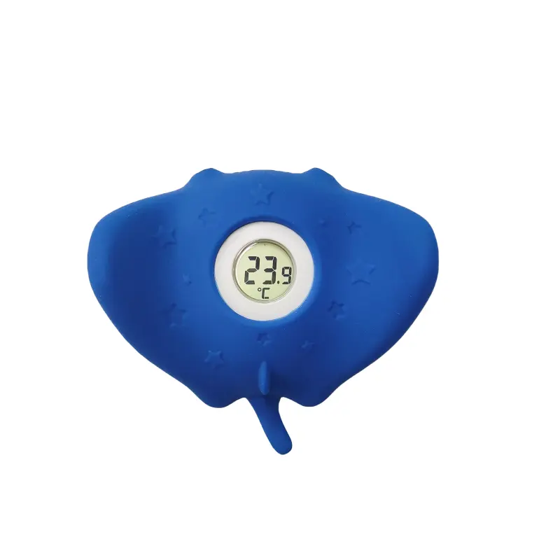 Nouveau design de thermomètres de bain pour bébés étanches IP67 thermomètre de température d'eau en silicone articles de soins pour bébés