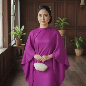 Borong Baju Kurung Moderno Bordado Sin Plancha Raya 2025 Disponible en Malasia Moda de Venta Rápida Listo para Usar KWC GM Klang - Product Image 2