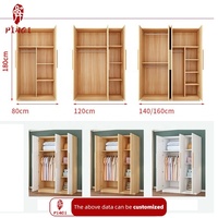 Armoire de chambre à coucher personnalisée de haute qualité pour hôtel, meuble de chambre à coucher moderne en bois, armoire de rangement