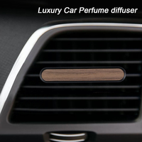 Diffuseur de parfum simple noir pour grille d'aération de voiture, clip pour sortie d'air automobile, cadeau promotionnel de Noël