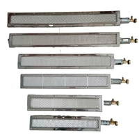 Kit Xxl Brûleur à gaz infrarouge commercial Barbecue Grill RV Extérieur Plaque de cuisson en acier inoxydable avec chauffage rapide et fonctions d'économie d'énergie
