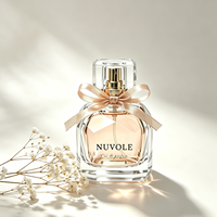 Flacon de parfum unique et élégant, 30 ml, flacons de parfum en verre transparent vides, carrés, 50 ml, 100 ml, flacons de parfum avec logo personnalisé et emballage