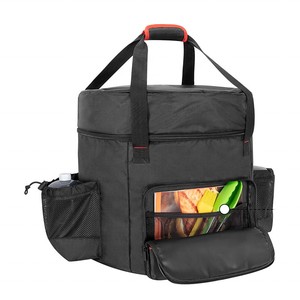 Caja de almacenamiento portátil <span class=keywords><strong>para</strong></span> barbacoa al aire libre, abrazaderas de barbacoa de gran capacidad en pulgadas, herramientas <span class=keywords><strong>para</strong></span> acampar, Metal de aluminio, duradero, fácil de instalar - Product Image 1