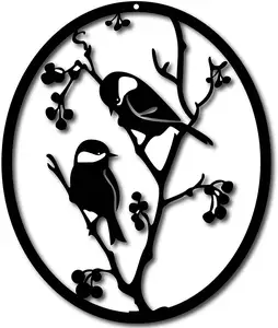 High Quality Metal Crafts Custom Wall Decoration Metal Wall Art Home Decor Art Wall DIY Sculptures Birds