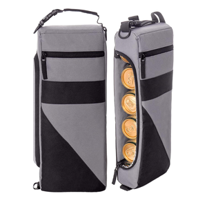 Bán buôn OEM mô hình thương hiệu cl066 Golf <span class=keywords><strong>Cooler</strong></span> Túi sáu bia có thể hai chai rượu vang cách nhiệt tay áo có thể gập lại dây kéo di động đóng cửa - Product Image 1