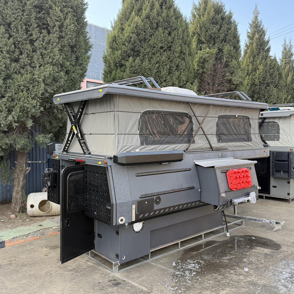 Aluminium Travel Trailer Pickup Truck RV Campers for Outdoor Camping ...