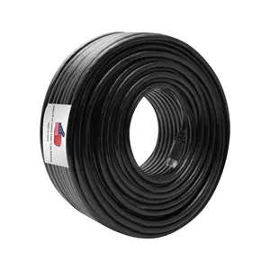 BAGLBSTAR-cable coaxial rg6 de cobre, cable coaxial de 3mm de diámetro, color negro, 20M