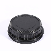 Accessoires pour appareil photo numérique, plastique noir, adapté à toutes les marques de ceintures, couverture avant et arrière d'objectif
