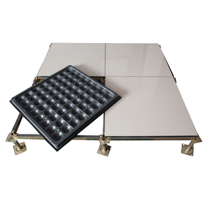 600x600mm Antistatic Raised Access Floor All Steel <b>Cement</b> Filled Airflow with Pedestal Stringer Kit for IDC In Stock Custom Size - Product Image 4