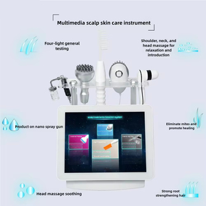 Complete Hair and Scalp Treatment Device with Growth <strong>Therapy</strong>, Analyzer, and Massager - Product Image 1