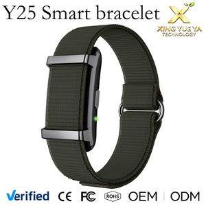 Y25 Screenless <b>Smart</b> <b>Bracelet</b> Heart Rate SpO2 Body Temperature Sleep Tracker 5ATM Waterproof Aluminum Alloy Fitness Band Men - Product Image 1