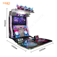 SOURE 2026 Nouveau produit Machine de danse Pump It Up, jeu d'arcade de rythme musical, de tir et de course pour parc d'attractions