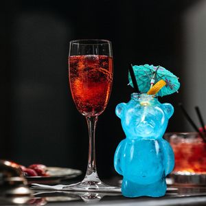 Tasse à cocktail créative à l'envers Verres à martini Verre à vin Jus de jus Restaurant <span class=keywords><strong>Cuisine</strong></span> Sashimi Conteneur à glace sèche Loisirs - Product Image 5