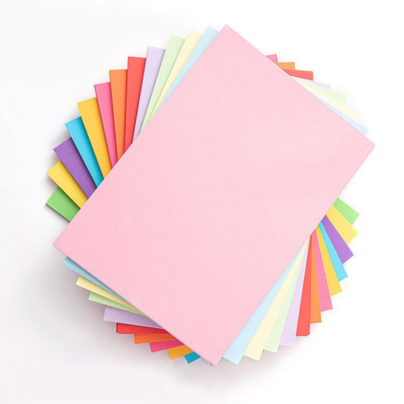Handmade 4K Cardboard Set 30 Colors Double-Sided Paperboard for Students & Children's DIY Projects