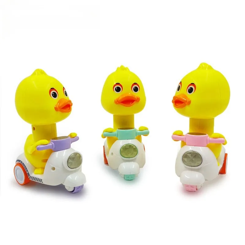 Cartoon Kids Toy Press Duck Motorcycle Child Gift Motorcycle Model Pull Back Inertia Toys