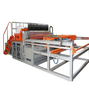 China factory fully automatic welded wire steel mesh fence panel making machine