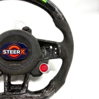 Volant en fibre de carbone à faible MOQ pour Passat B5, Golf MK4, SEAT Leon, Jetta, Superb, Polo, Skoda Octavia, Sharan – Personnalisable