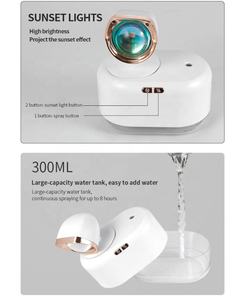 Mini lampe solaire <span class=keywords><strong>sans</strong></span> <span class=keywords><strong>fil</strong></span> 2 en 1, humidificateur d'air, <span class=keywords><strong>diffuseur</strong></span> d'arôme et d'eau, batterie de 2000mAh, pour le bureau et la maison, prendre des Photos - Product Image 6