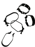Colliers de serrage ovales réglables en acier pour filtre à air, avec finition zinc, support personnalisé OEM, pièces de moteur