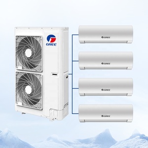 เครื่องปรับอากาศ VRF คอมเพรสเซอร์ R410a 10KW 12.5KW สำหรับบ้านพักอาศัย/อาคารพาณิชย์ ระบบทำความร้อนและความเย็นแบบหลายโซน  ทองแดง 100% ประสิทธิภาพสูง - Product Image 1
