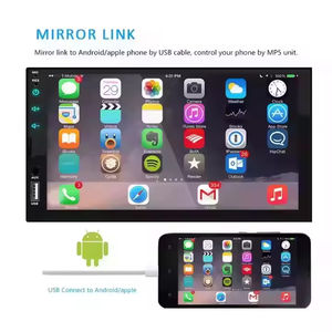 Radio para Auto Hicbest 2 Din, Reproductor MP5 de 7 Pulgadas, Carplay Inalámbrico/Alámbrico y Android Auto, Bluetooth, Tipo-C, USB, Compatible con <span class=keywords><strong>YouTube</strong></span> - Product Image 6