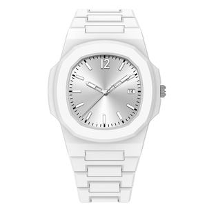 Montre à quartz pour homme, design carré, décontractée, de luxe, en alliage et plastique, vente en gros - Product Image 5
