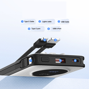 พาวเวอร์แบงค์ชาร์จเร็ว 22.5W 5v 9v 12v 3A 10000mAh 20W สำหรับ <span class=keywords><strong>iPhone</strong></span> 17 16 15 <span class=keywords><strong>14</strong></span> 13 12 <span class=keywords><strong>Pro</strong></span> <span class=keywords><strong>Max</strong></span> Samsung Huawei xiaomi - Product Image 2