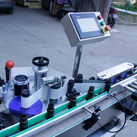 Npack Usine Prix Linéaire Automatique Cosmétiques Liquide Bouteille Ronde Étiqueteuse Avec Imprimante