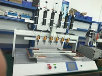 Système de distribution à 6 têtes, équipement d'application automatique de colle, distributeur de silicone de bureau, robots pour circuits intégrés
