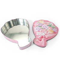 Jinyuanbao Romantischer Blumenstrauß Weißblech Geschenk dose Elegante rosa Schokoladen trüffel Geschenk für Hochzeiten & besondere Anlässe