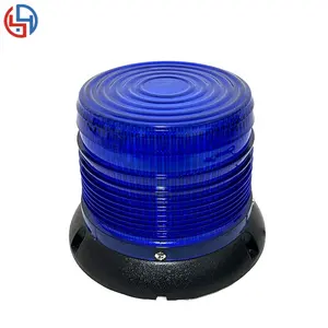 Dc12-24v tracteur led balise rotative ambre led clignotant balise d'avertissement led feux de secours petite balise plate