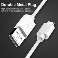 Câble de charge Android ultra-long de 3M adapté à la surveillance de l'imprimante enregistreur de conduite Câble de charge d'extension micro USB