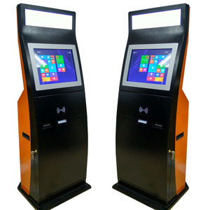 Guichet automatique personnalisé pour billets, pièces de monnaie et cartes, terminal de paiement sur pied avec lecteur de cartes, imprimante, kiosque de paiement libre-service - Product Image 3