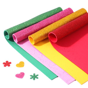 ฟอสก้า<span class=keywords><strong>กระดาษ</strong></span><span class=keywords><strong>โฟม</strong></span>กลิตเตอร์10สีหลากสีสำหรับงานหัตถกรรมที่มีสีสันสำหรับโรงเรียนสมุดติดรูปและงานฝีมือแบบทำมือ - Product Image 1