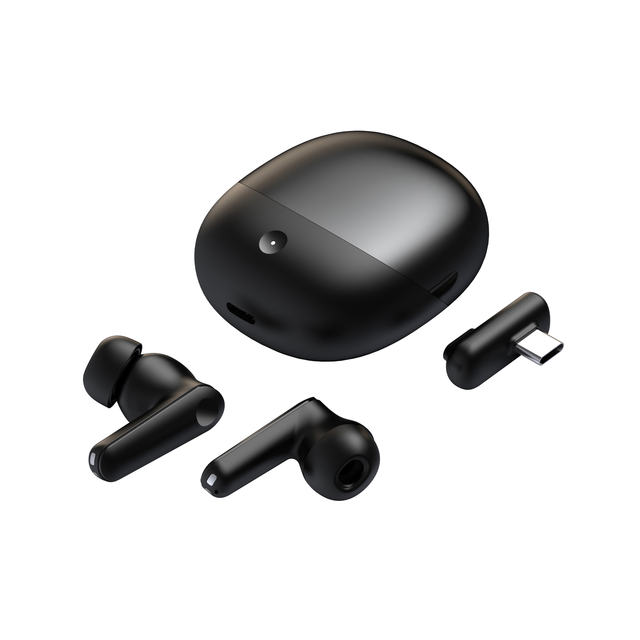 2025 ANC ENC Noise Cancelling Earbuds 2.4GHi-Fi Stereo In-Ear Gamer for 5.3 Wireless Noise Cancelling Low Latency CHipset JL