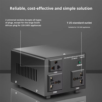 Convertisseur de tension AC 110V 220V 500W-5000W, transformateur bidirectionnel pour appareils électroménagers, voyages et usage industriel
