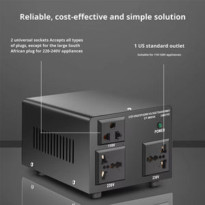 Convertidor de Voltaje Bidireccional 110V 220V Transformador Elevador/Reductor de <span class=keywords><strong>500W</strong></span> a 5000W para Viajes y Uso Global - Product Image 5