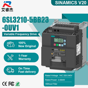 Variador de Frecuencia Siemens Nuevo Original 6SL3210-5BB23-0UV1 Monofásico 3KW 1AC200-240V SINAMICS V20 Compacto VFD Inverter - Product Image 1