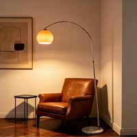 Lampadaire vintage Bauhaus, style pêcheur minimaliste, éclairage d'ambiance haut de gamme pour salon et côté canapé