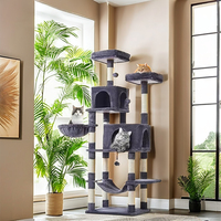 YOUME nouveau Style intérieur grand cadre d'escalade multicouche pour chat chat griffoir de luxe peluche chat arbre d'escalade