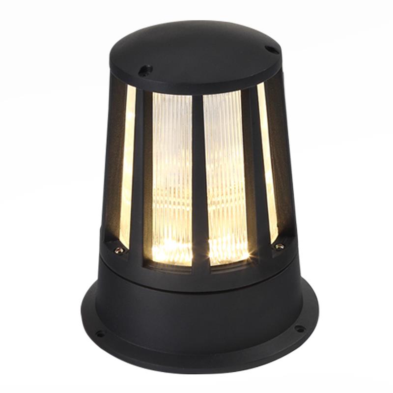 Amazon simple housing design LED outdoor hotel house resort front yard backyard waterproof garden pillar lawn lamp