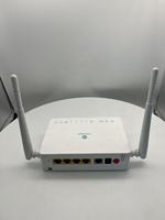 Modem FTTH Bekas F663NV9 XPON ONU ONT 2GE+2FE+1POTS+USB 2.4G WiFi Antena Eksternal Firmware Inggris