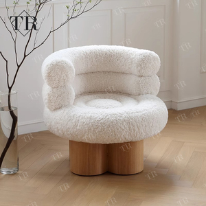 Turri Cloud Couch Esthétique Blanc Berbère Polaire Tissu Salon Meubles Beauté Attente Réception Chaise & Canapé - Product Image 2
