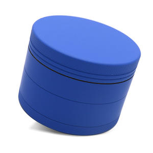 Finition mate 4 couches 63mm zinc herbe caoutchouc manuel métal broyeur à cigarettes plus doux céramique gomme brillant moderne 63mm aluminium - Product Image 5