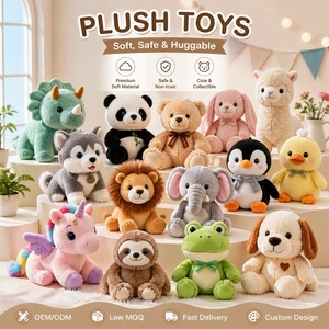 Juguete <span class=keywords><strong>de</strong></span> Peluche Personalizado con Logotipo, MOQ Bajo, Peluche <span class=keywords><strong>de</strong></span> Alta Gama para Merchandising <span class=keywords><strong>de</strong></span> Marca y Tiendas <span class=keywords><strong>de</strong></span> Regalos - Product Image 1